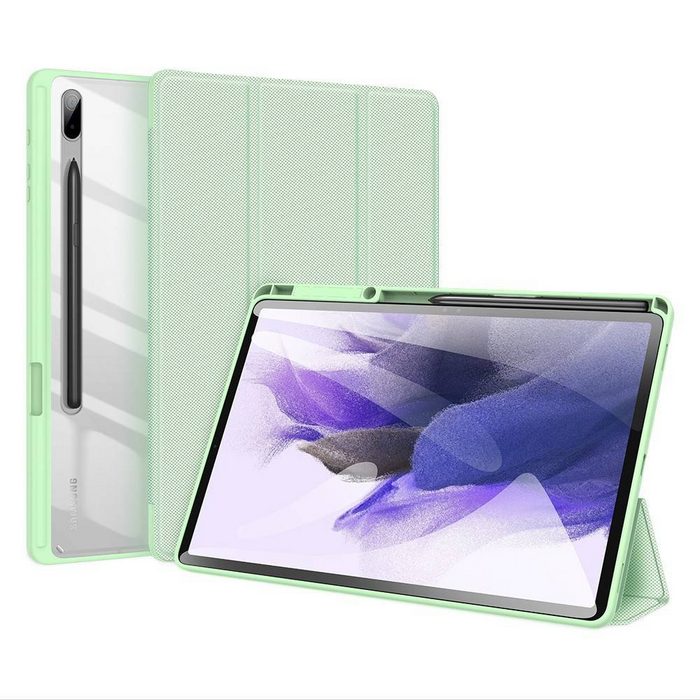 Dux Ducis Tablet-Hülle Toby Eco-Leather Tablet-Ledertasche Schale Cover für Samsung Galaxy S7 Plus (T980/T976B) mit Smart-Sleep Funktion Wake-Up Stifthalter Schutzhülle