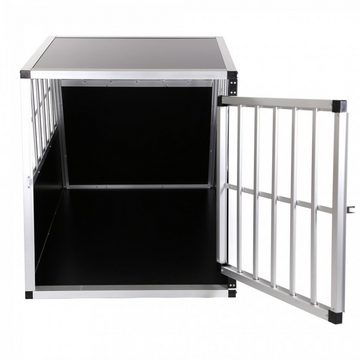 zoomundo Tiertransportbox Hundetransportbox / Kofferraumbox aus Aluminium - 1-Türig Premium