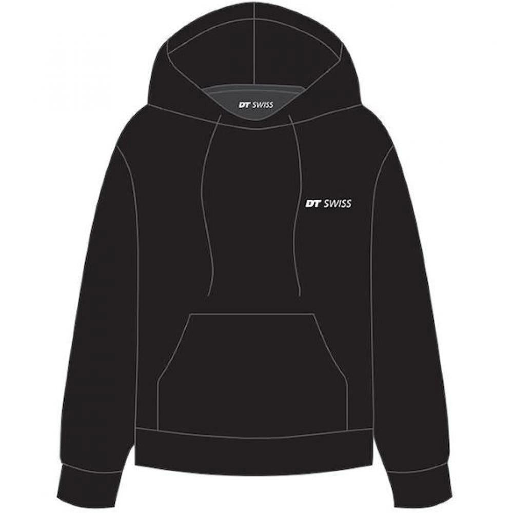 DT Swiss Kapuzenpullover DT Swiss Hoodie Classic schwarz XL Schwarz - bequemer Kapuzenpullover