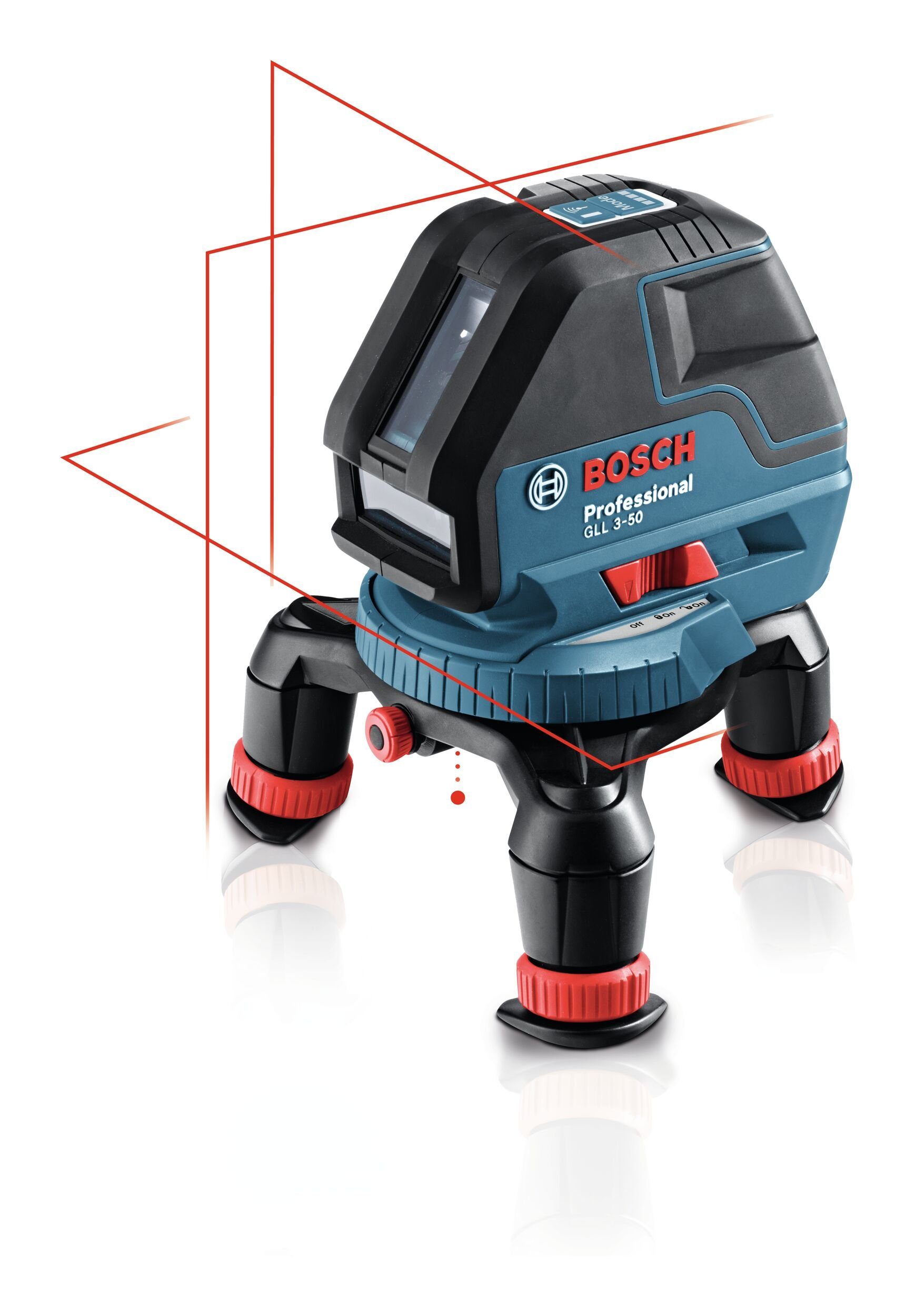 Bosch Professional Punkt- und Linienlaser GLL 3-50, Mit Universalhalterung BM 1 - in L-BOXX 136