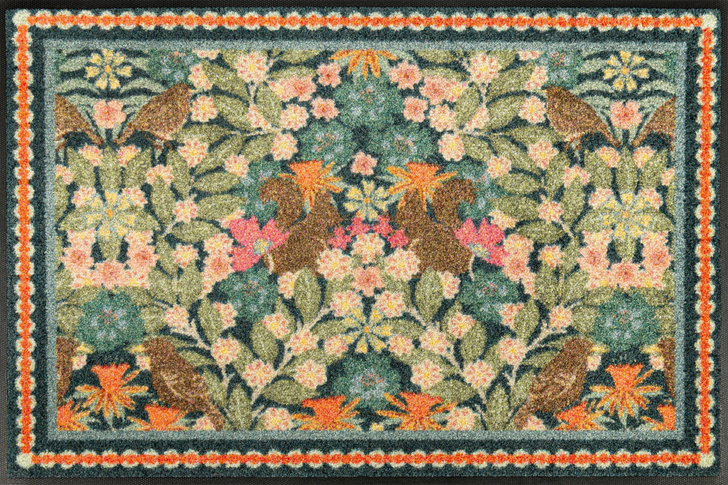 wash+dry by Kleen-Tex Fußmatte Garden Luxe Blue, rechteckig, Höhe: 7 mm, au günstig online kaufen