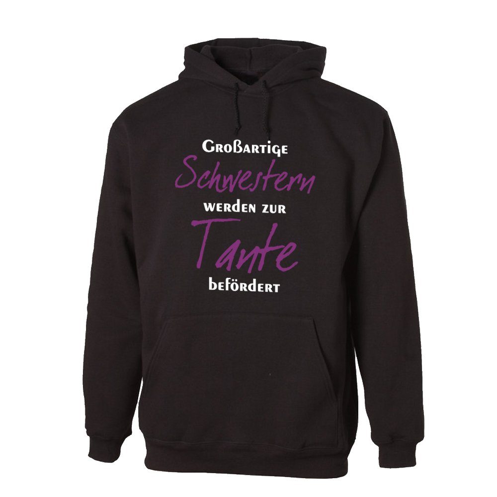 G-graphics Hoodie Großartige Schwestern werden zur Tante befördert mit trendigem Frontprint, Aufdruck auf der Vorderseite, Spruch/Sprüche/Print/Motiv, für jung & alt