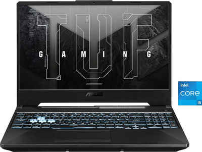 Asus TUF Gaming F15 Laptop, Full HD Display, 16 GB RAM, Windows 11 Home, Gaming-Notebook (39,6 cm/15,6 Zoll, Intel Core i5 11400H, GeForce RTX 3050, 512 GB SSD, FX506HC-HN004W)