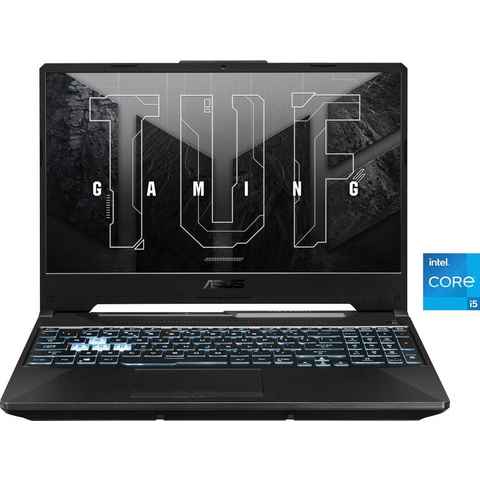Asus TUF Gaming F15 Laptop, Full HD Display, 16 GB RAM, Windows 11 Home, Gaming-Notebook (39,6 cm/15,6 Zoll, Intel Core i5 11400H, GeForce RTX 3050, 512 GB SSD, FX506HC-HN004W)