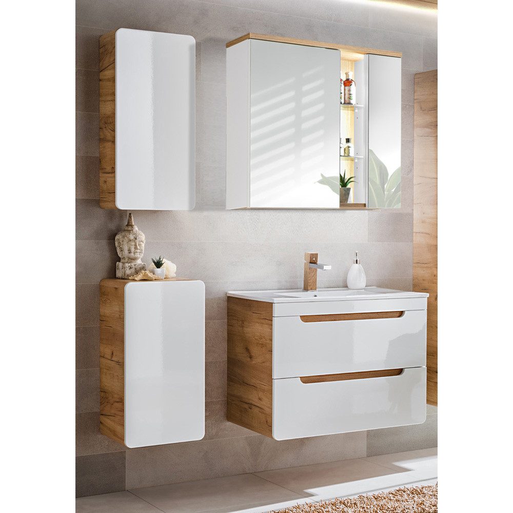 Lomadox Badmöbel-Set LUTON-56, (Spar-Set, 4-St), Wotan günstig online kaufen