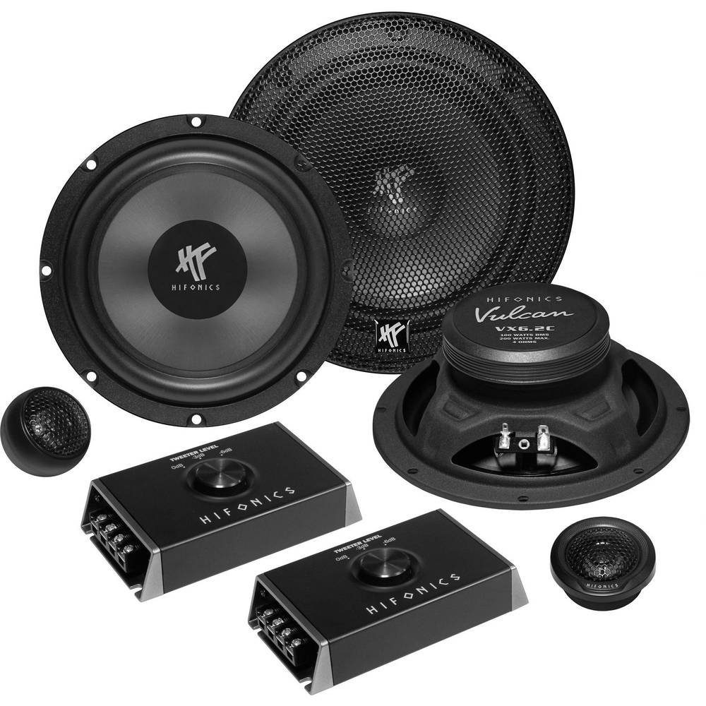 Hifonics Vulcan 16.5 cm 2-Wege Kompo-System Auto-Lautsprecher