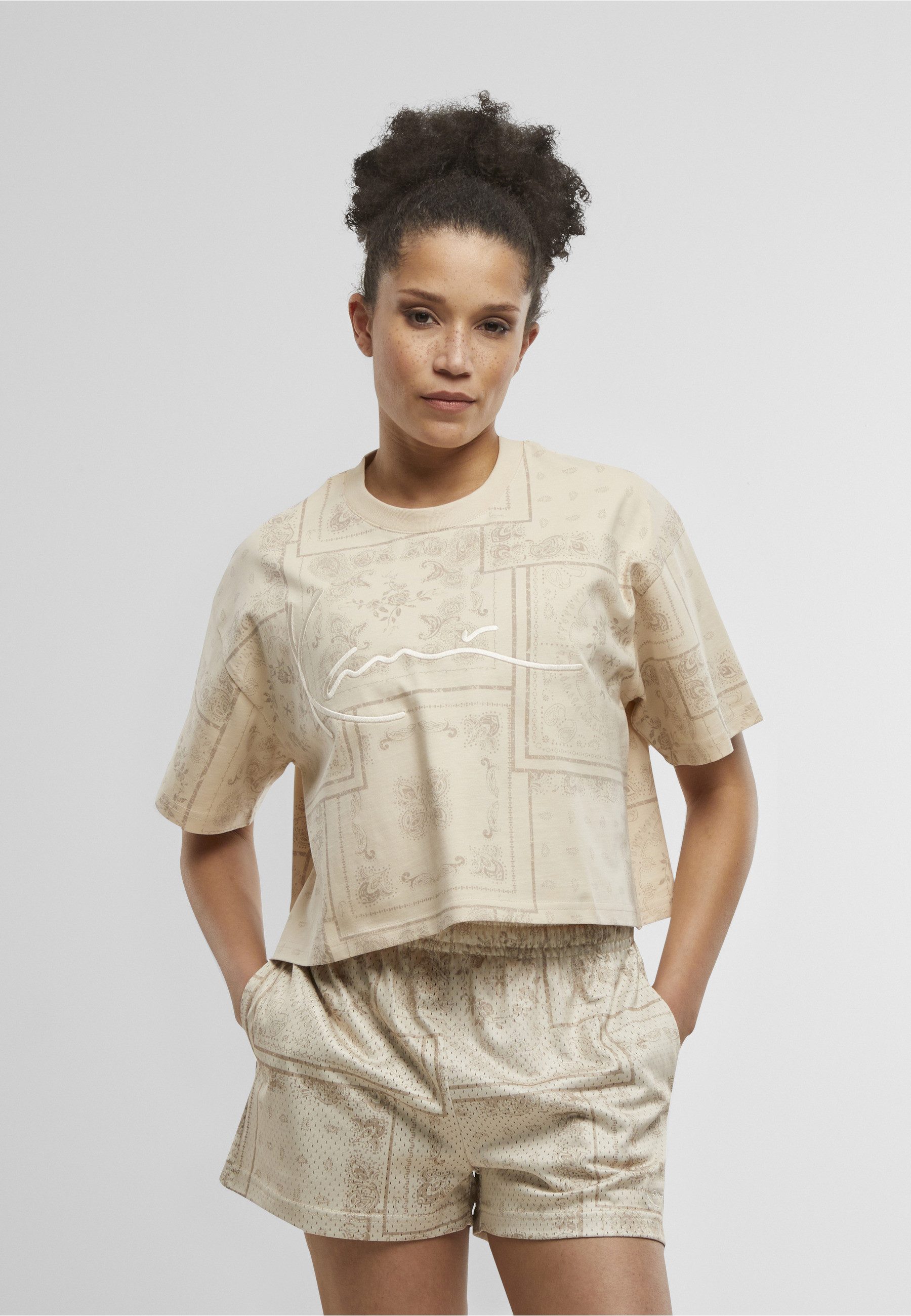 Karl Kani T-Shirt Karl Kani Signature Paisley Crop T-Shirt (1-tlg)