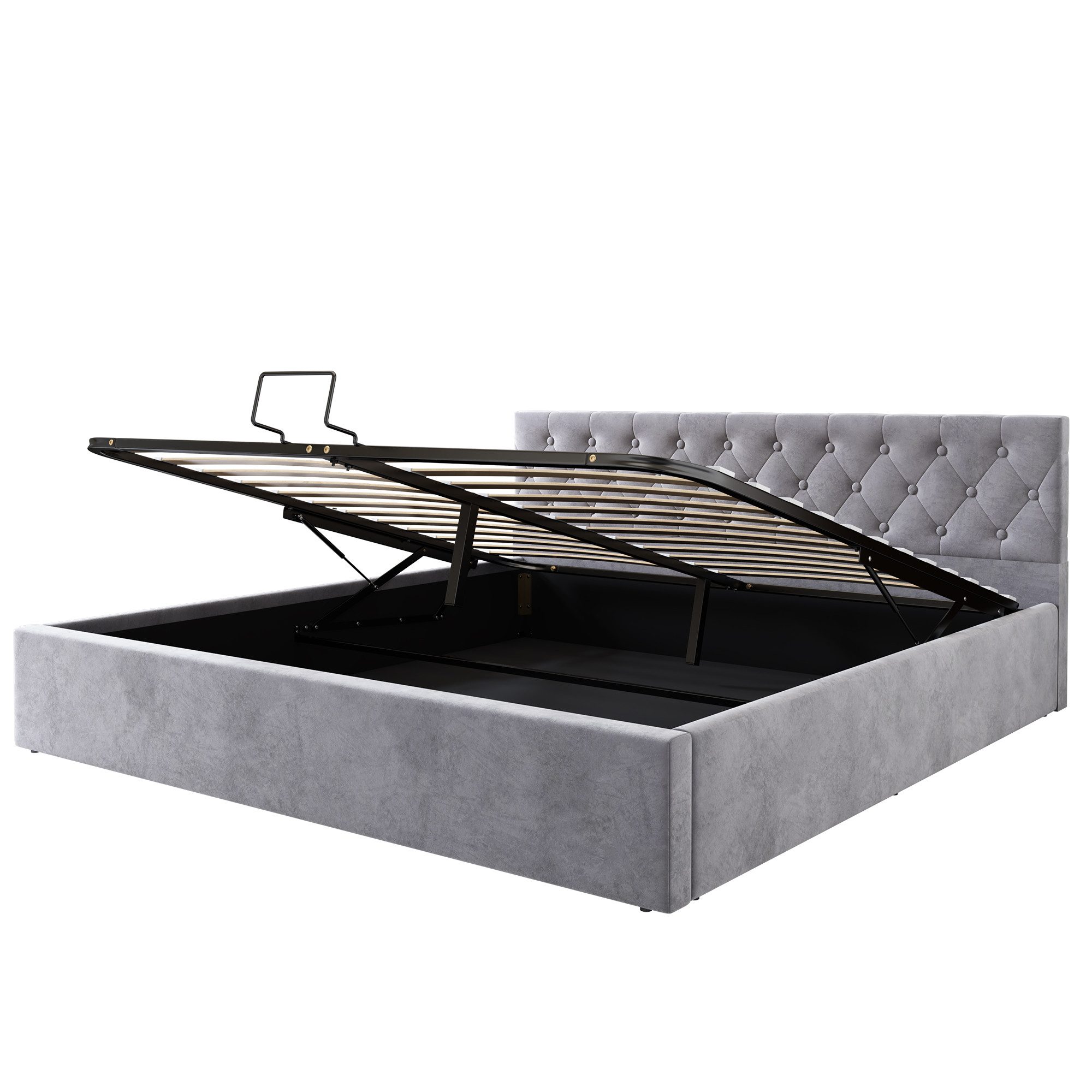 BlingBin Polsterbett Doppelbett, Stauraumbett, Jugendbett (1er günstig online kaufen