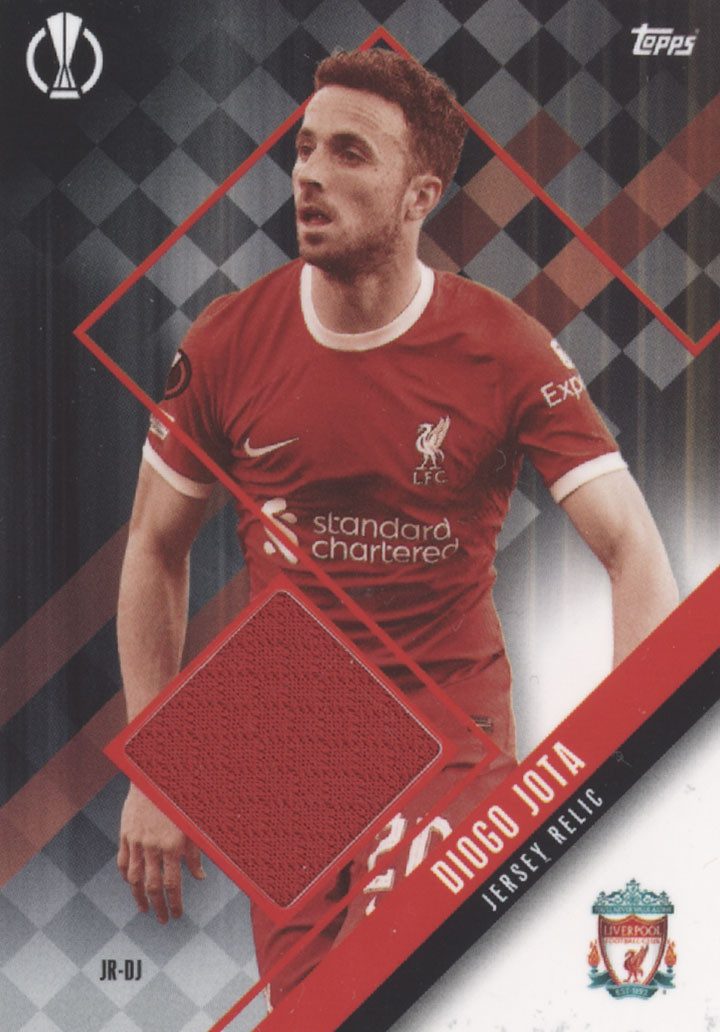 Topps Sammelkarte JR-DJ - Diogo Jota - Jersey Relic - 2023/2024