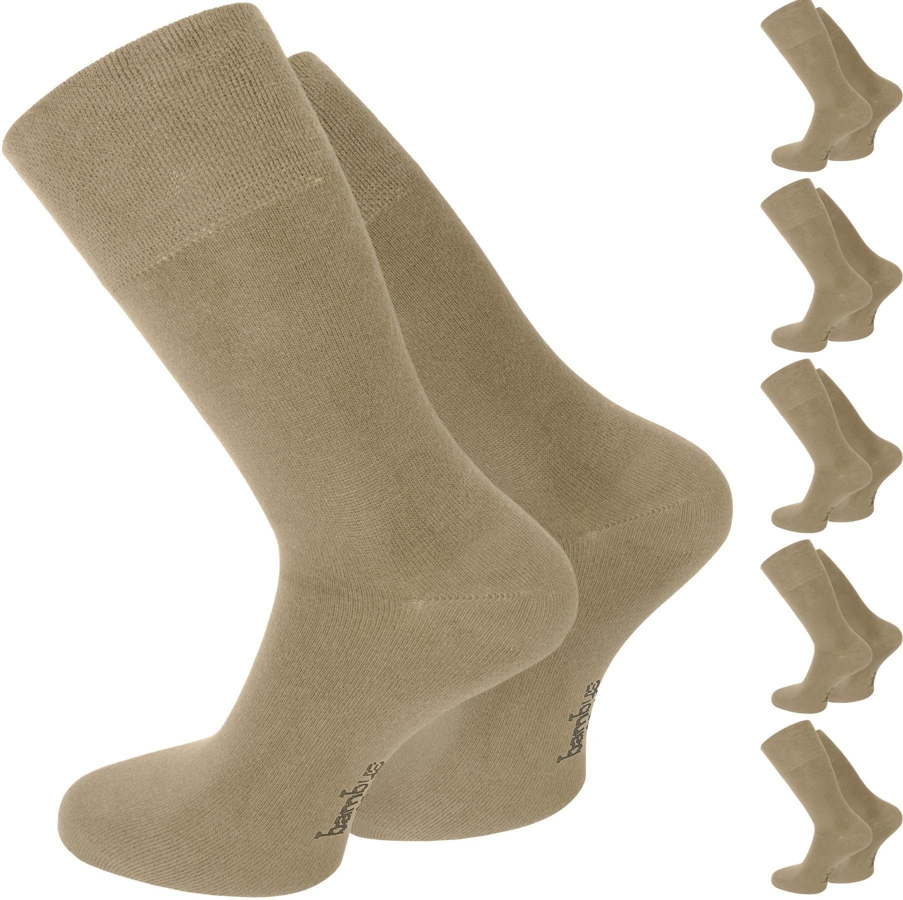 normani Basicsocken 6 Paar Gesundheitssocken Classic (6er-Set, 6 Paar) seidenweich durch Viskose