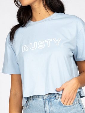 Rusty T-Shirt RUSTY KEY LINE EASY FIT CROP TEE