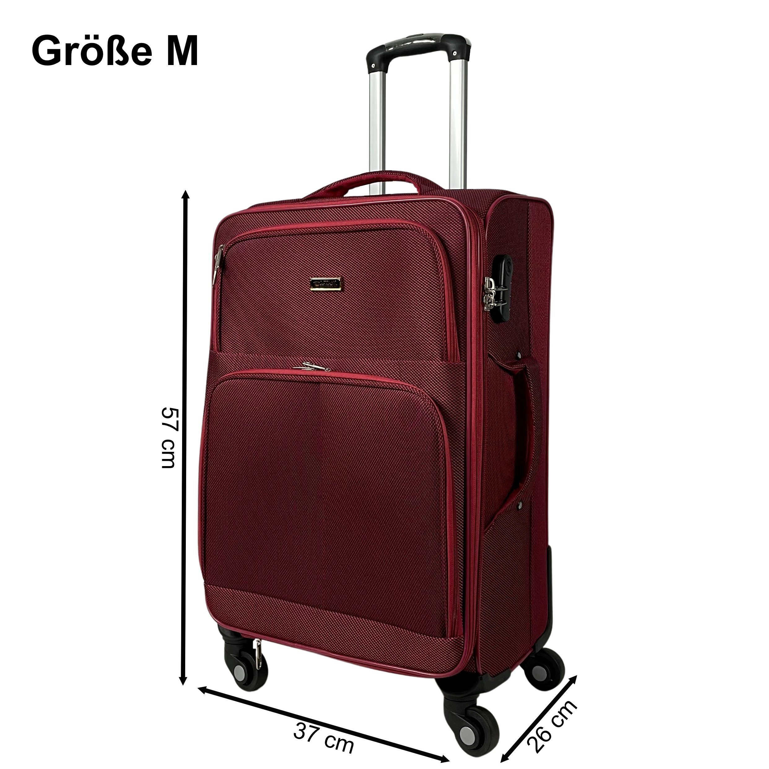 MTB Koffer 3090 Stoffkoffer 4-Rollen Trolley Koffer Reisekoffer Reisetasche günstig online kaufen