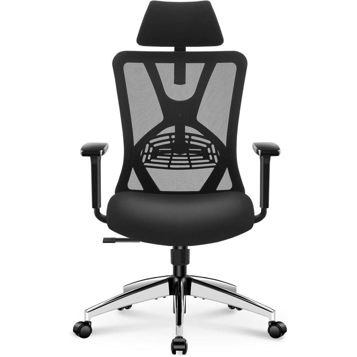 LuxusKollektion Bürostuhl Ergonomischer Bürostuhl mit Kopfstütze und