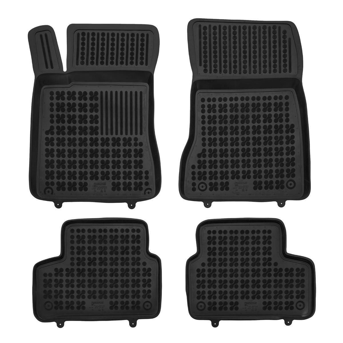 AZUGA Auto-Fußmatten Hohe Gummi-Fußmatten passend für SUV (H247) GLA (X2, Mercedes Mercedes für GLA,GLB ab 2/2020/GLB