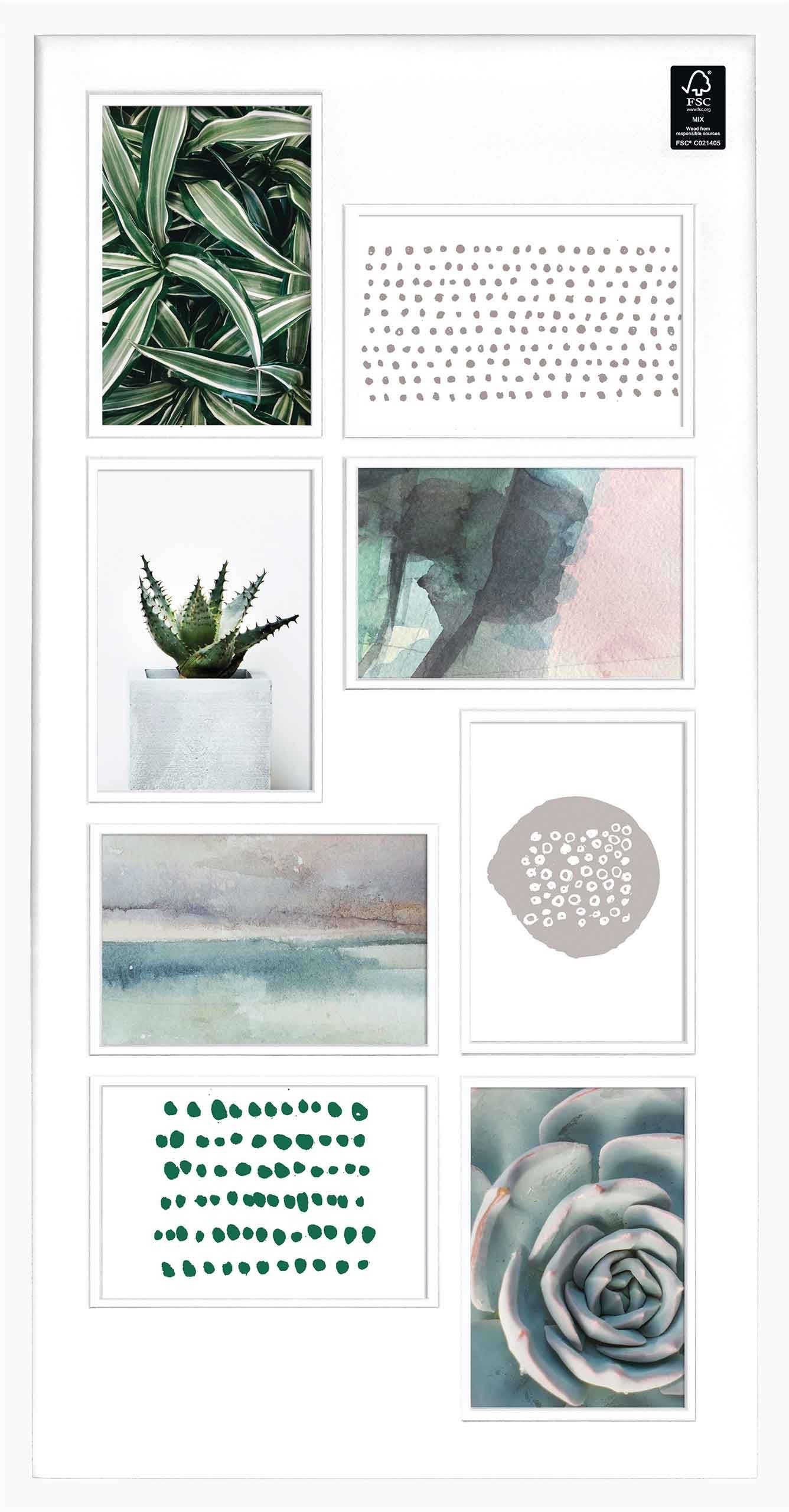 accent by nielsen Collagerahmen Collage mit Passepartout, (1 St)