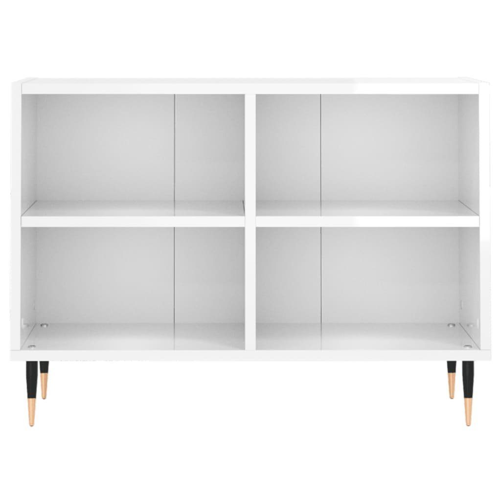 Hochglanz-Weiß Holzwerkstoff cm furnicato TV-Schrank 69,5x30x50