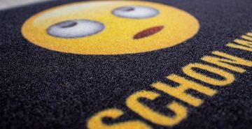 Fußmatte emoji- Türmatte Du schon wieder! 60x40 cm, Rockbites, Rechteckig, Höhe: 3 mm