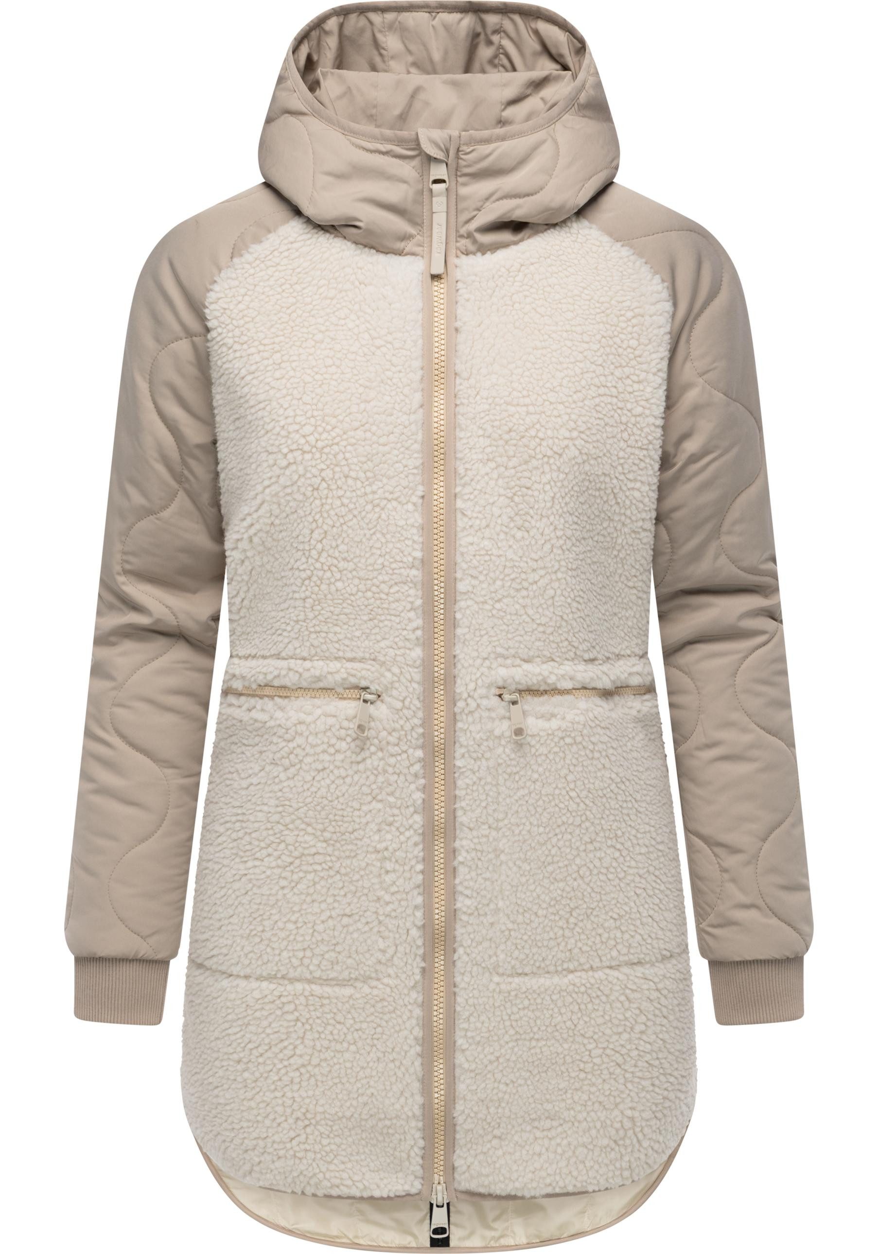Ragwear Fellimitatmantel Longeddy Kuscheliger Plüschmantel mit günstig online kaufen