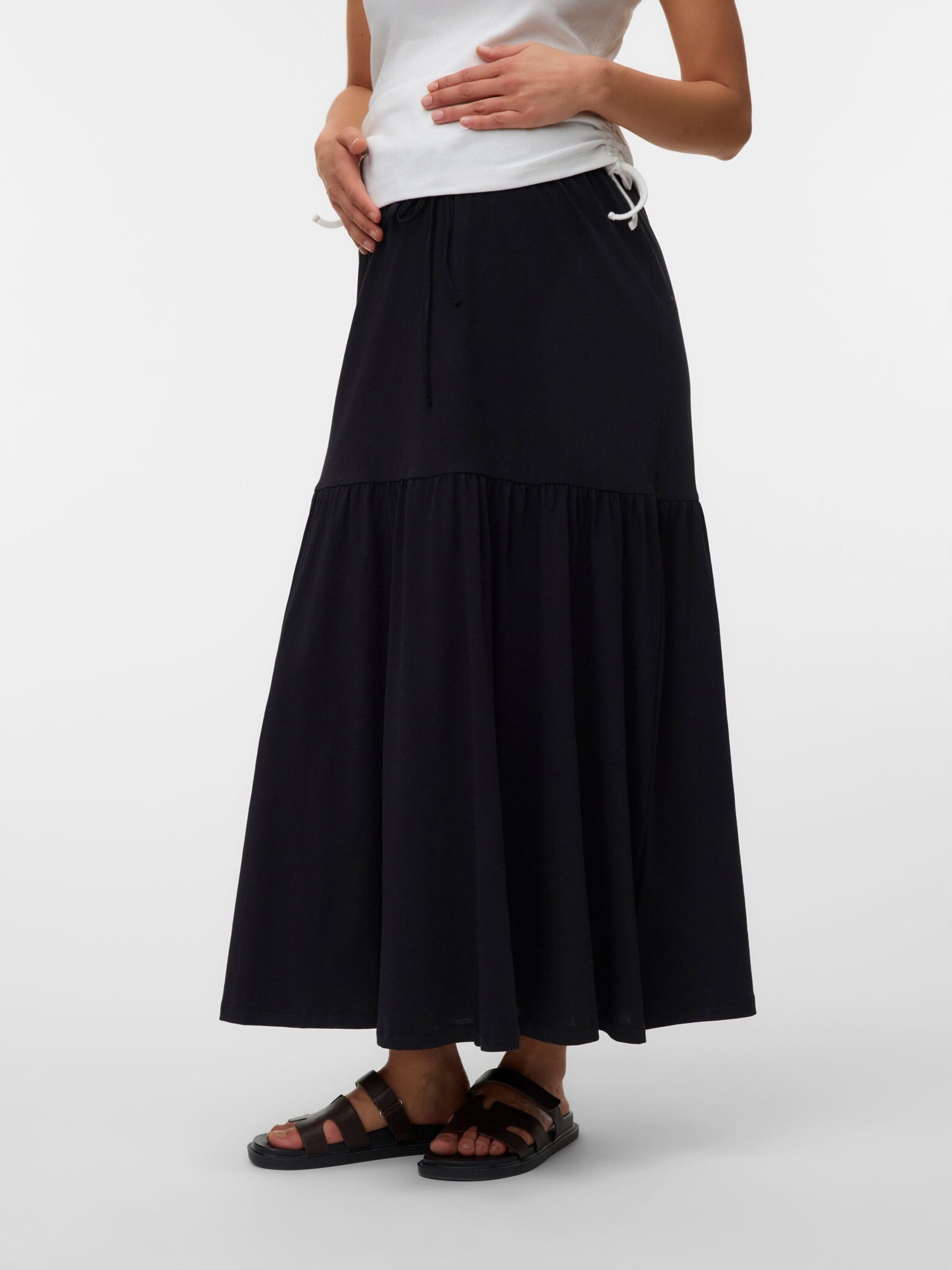 Vero Moda Maternity A-Linien-Rock VMMMia (1-tlg) Drapiert/gerafft
