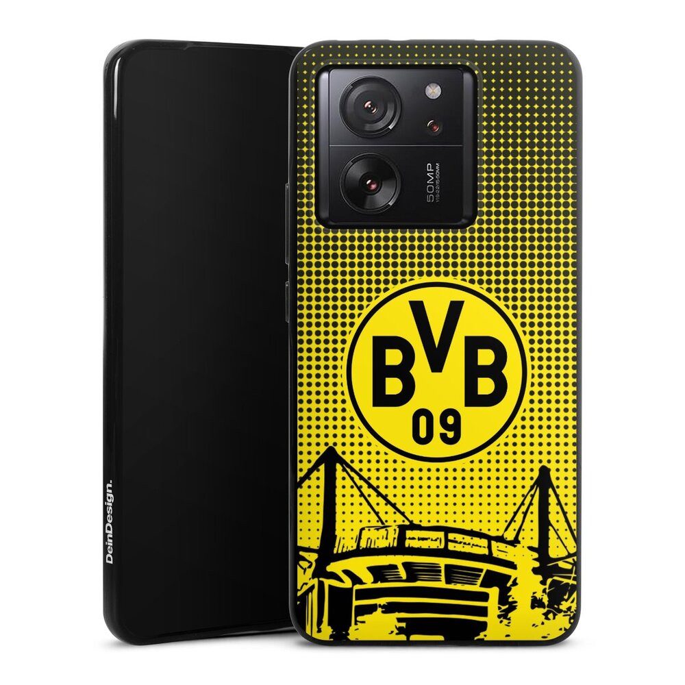 DeinDesign Handyhülle Stadion BVB Borussia Dortmund BVB Dots, Xiaomi 13T Pro Silikon Hülle Bumper Case Handy Schutzhülle