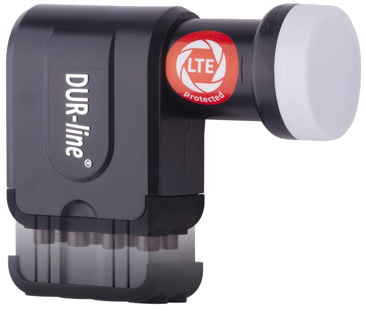 DUR-line DUR-line +Ultra Octo Lnb - 8 Teilnehmer schwarz - mit LTE-Filter [ Universal-Octo-LNB
