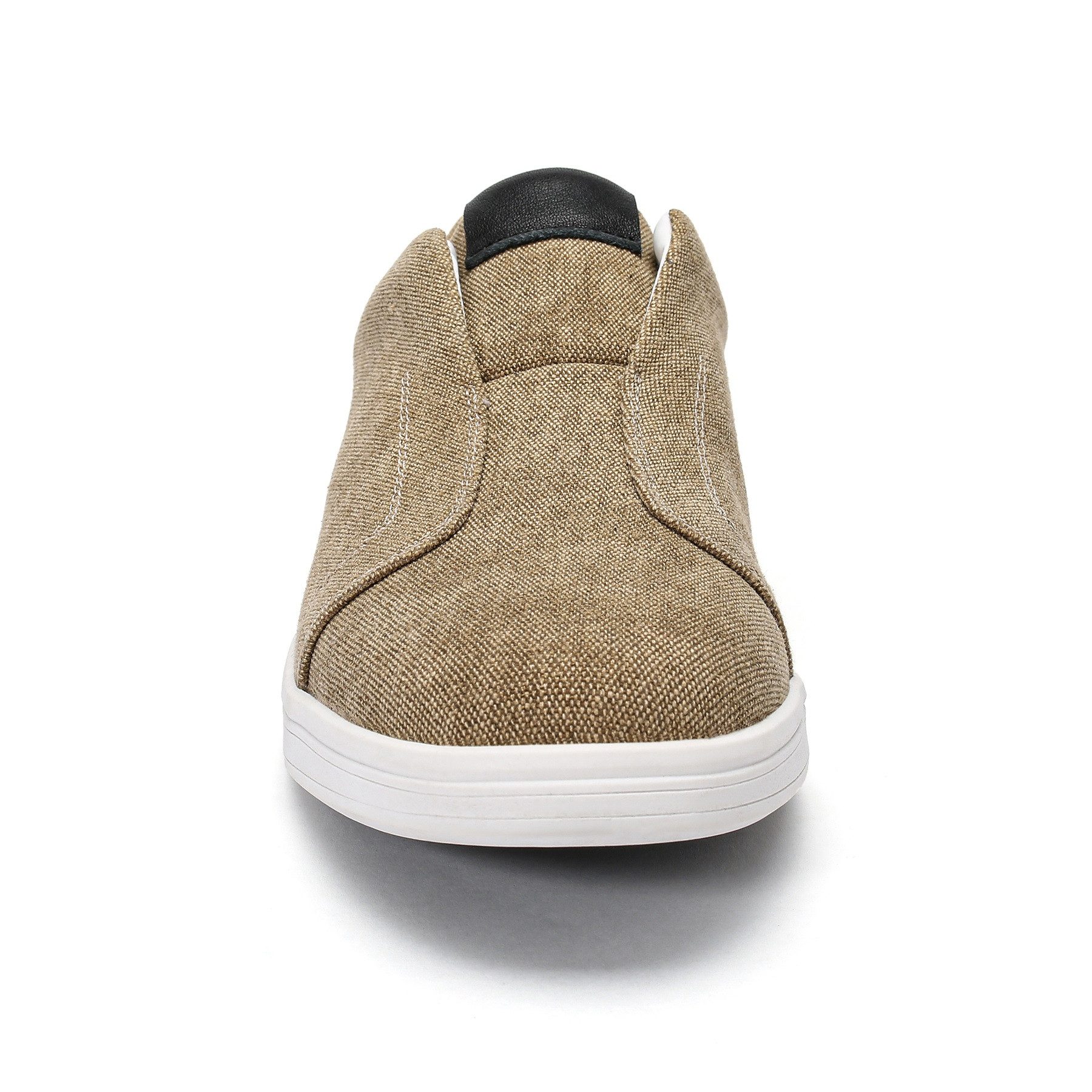 Allthemen Loafer Herren Slip-On Loafer aus Vintage Canvas Bequeme Freizeitschuhe