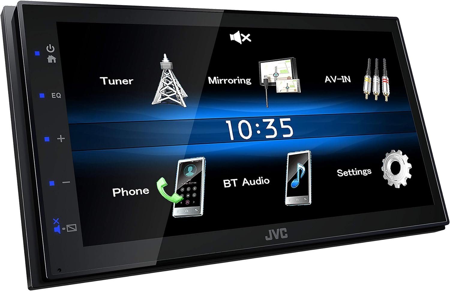 JVC KW-M25BT 2 DIN Bluetooth 17,3cm Touchscreen Android USB-Mirroring Autoradio