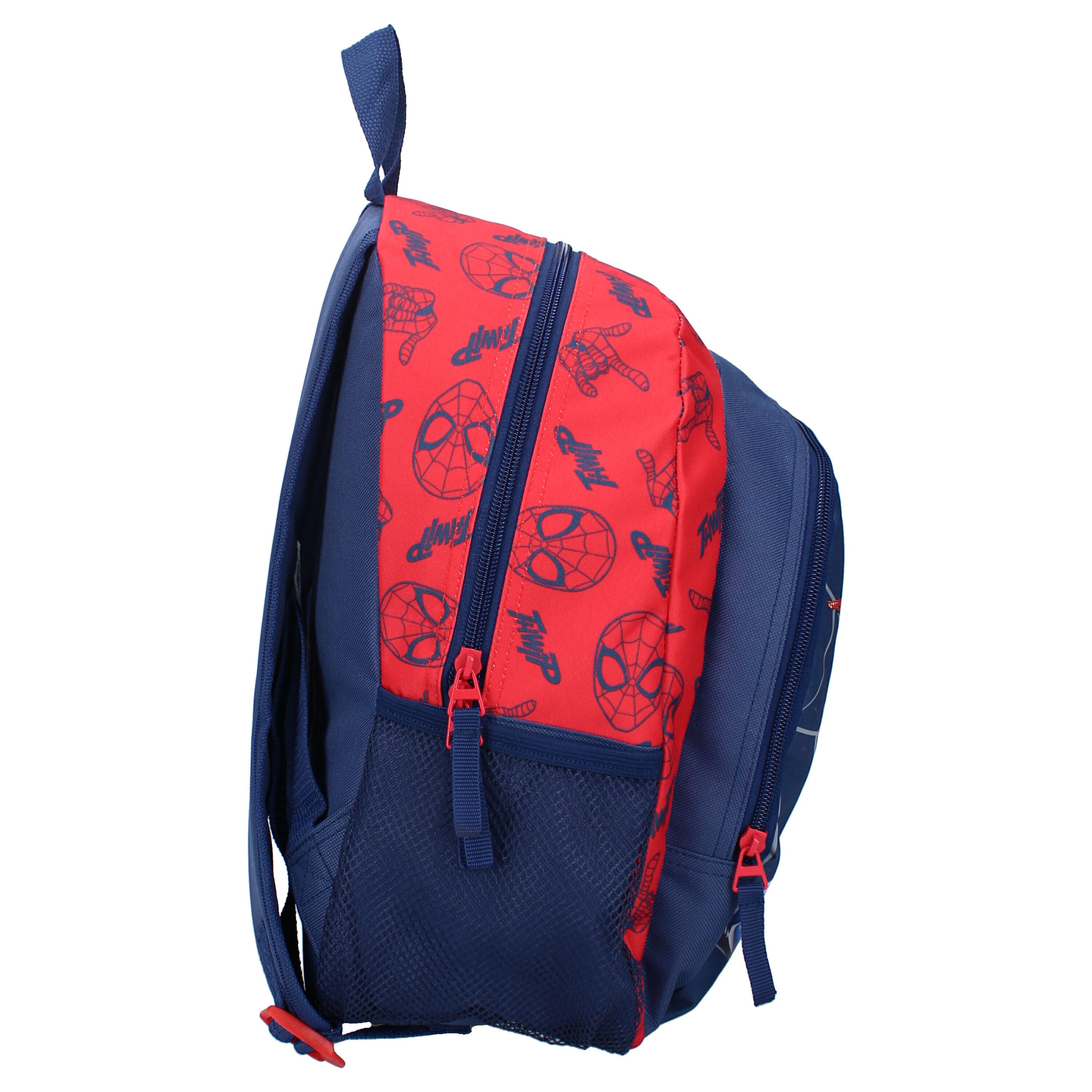 Spiderman Kinderrucksack Web Warriors 35 cm Schulrucksack mit vier Fächern