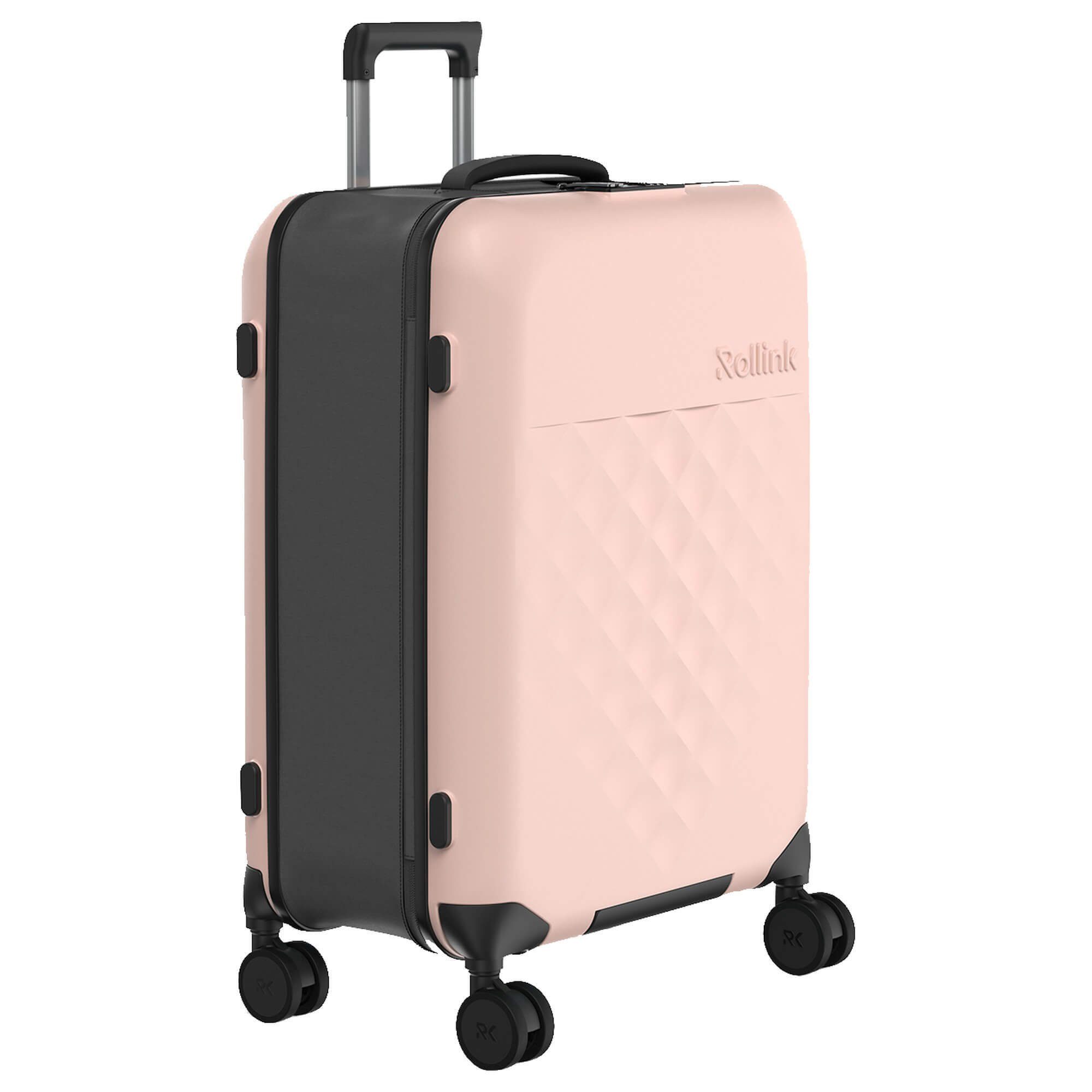 - smoke 65 rose Rollink 360 faltbarer cm, 4-Rollen-Trolley Vega 4 Rollen Trolley