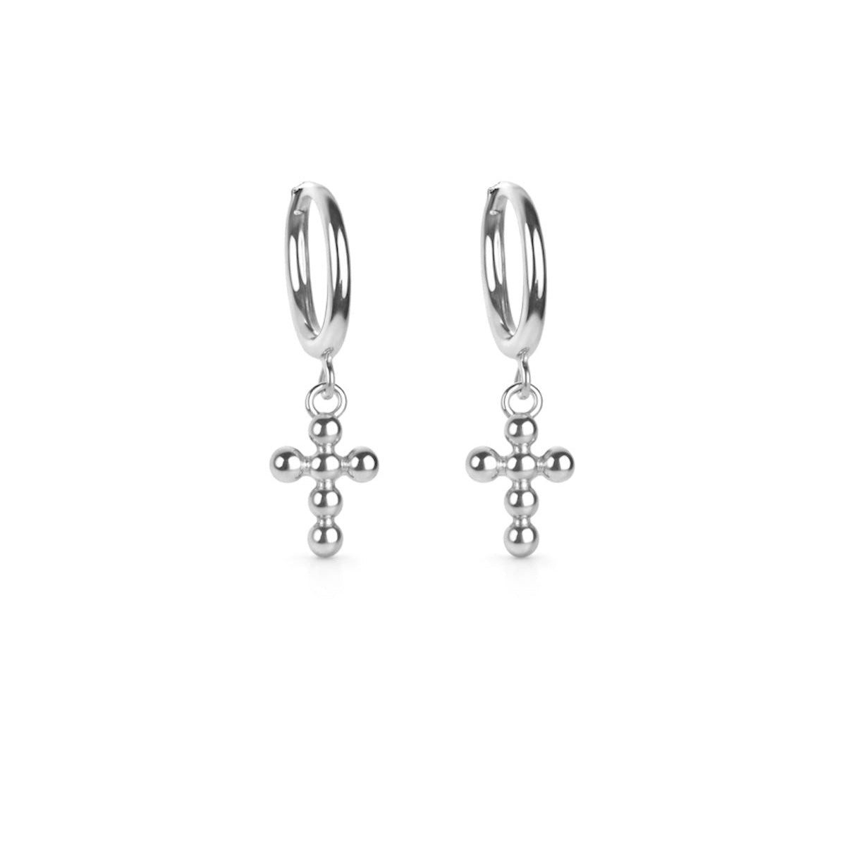 Cala Rose Paar Ohrstecker BUBBLE CROSS