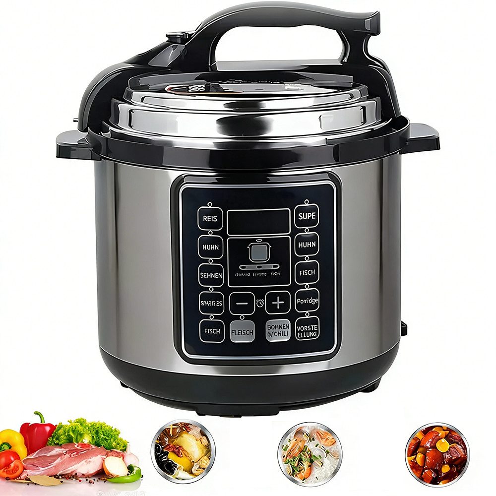 ibettertec Multikocher, 1050 W, 6 l Schüssel