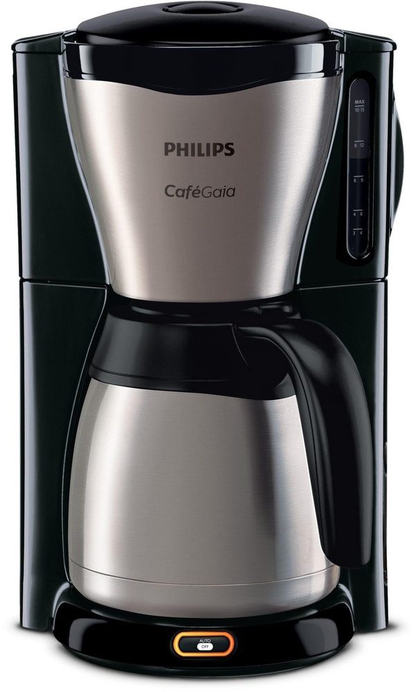 Philips Filterkaffeemaschine, 1,2l Kaffeekanne, Thermokanne, 15 Tassen, Tropf-Stopp-Funktion, Abschalt-Automatik