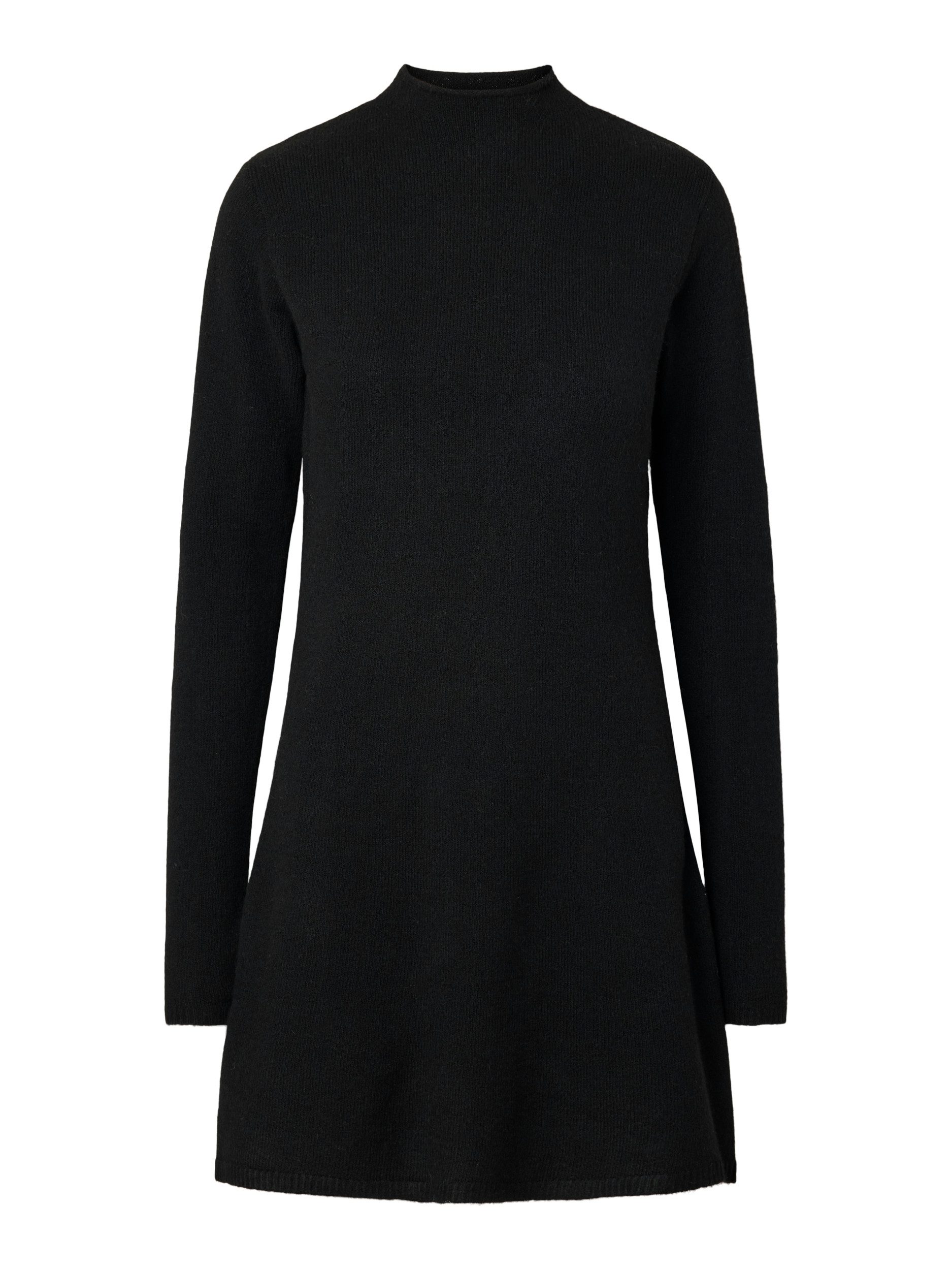 pieces Minikleid - PCJUNNA modisches kurzes Strickkleid mit Stehkragen