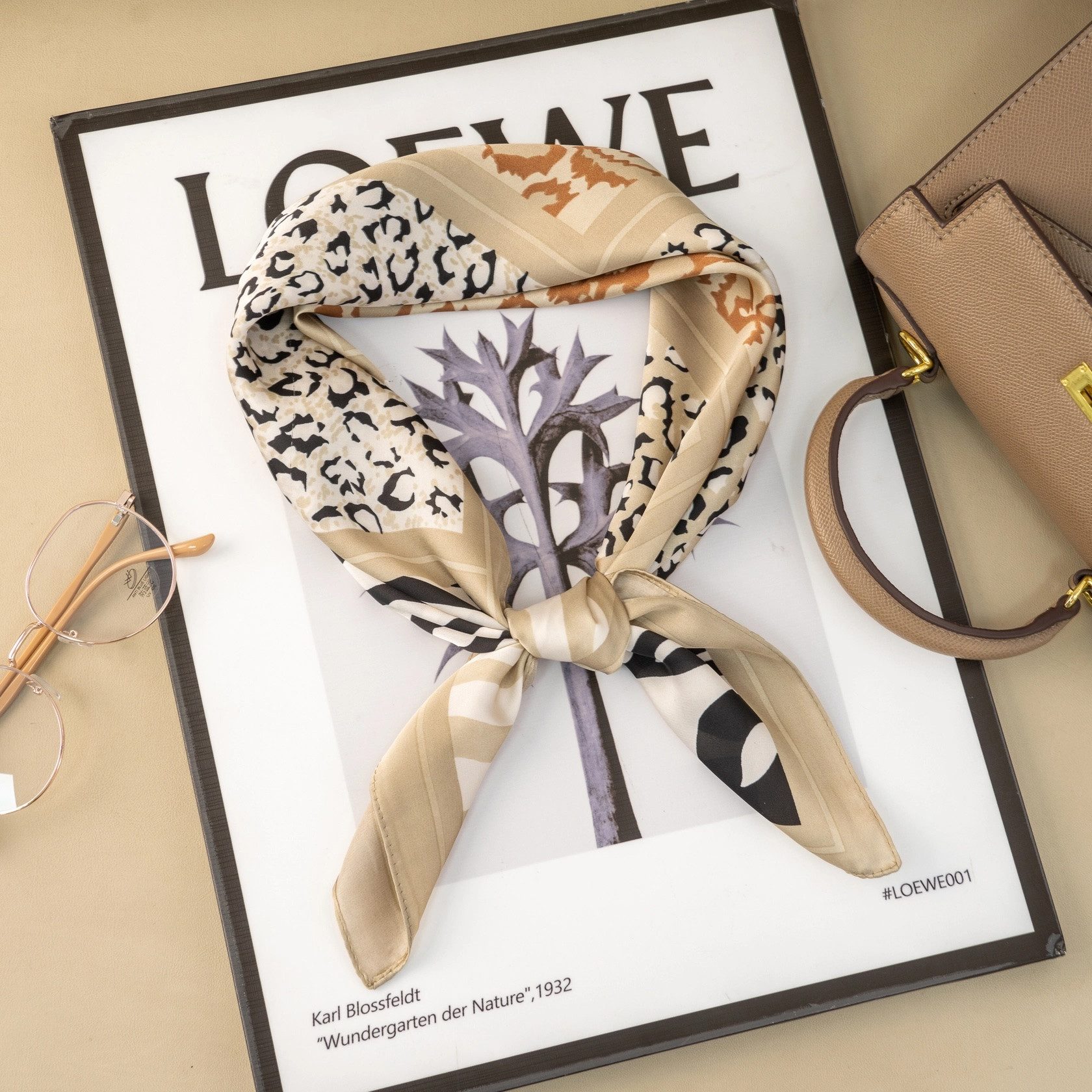 LK Trend & Style Halstuch Animal-Tuch – Seideneffekt 70x70, so vielseitig n günstig online kaufen