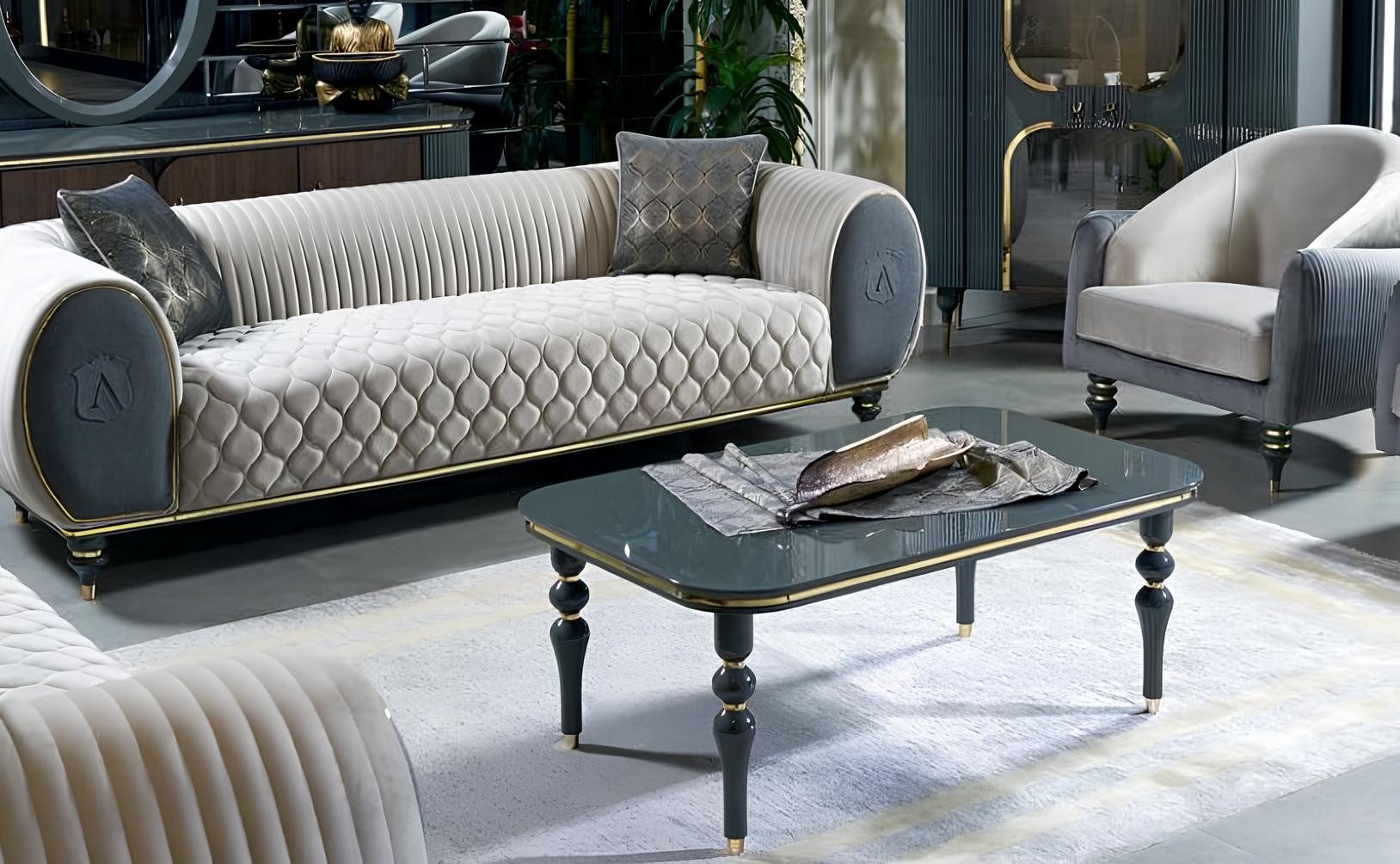 JVmoebel Couchtisch Luxus Beistelltisch aus Holz in modernem Design, Made in Europa