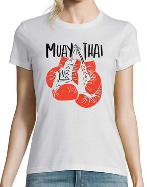 Youth Designz T-Shirt Muay Thai Damen Shirt mit trendigem Frontprint