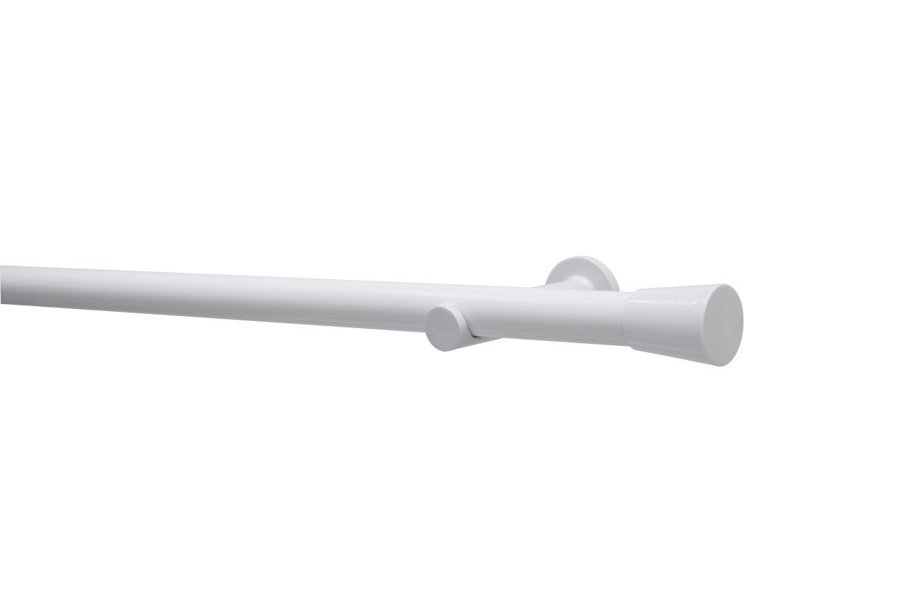 GARDINIA Gardinenstange Gardinia Gardinenstangen-Set 1-Lauf Korfu Ø 28, Metall
