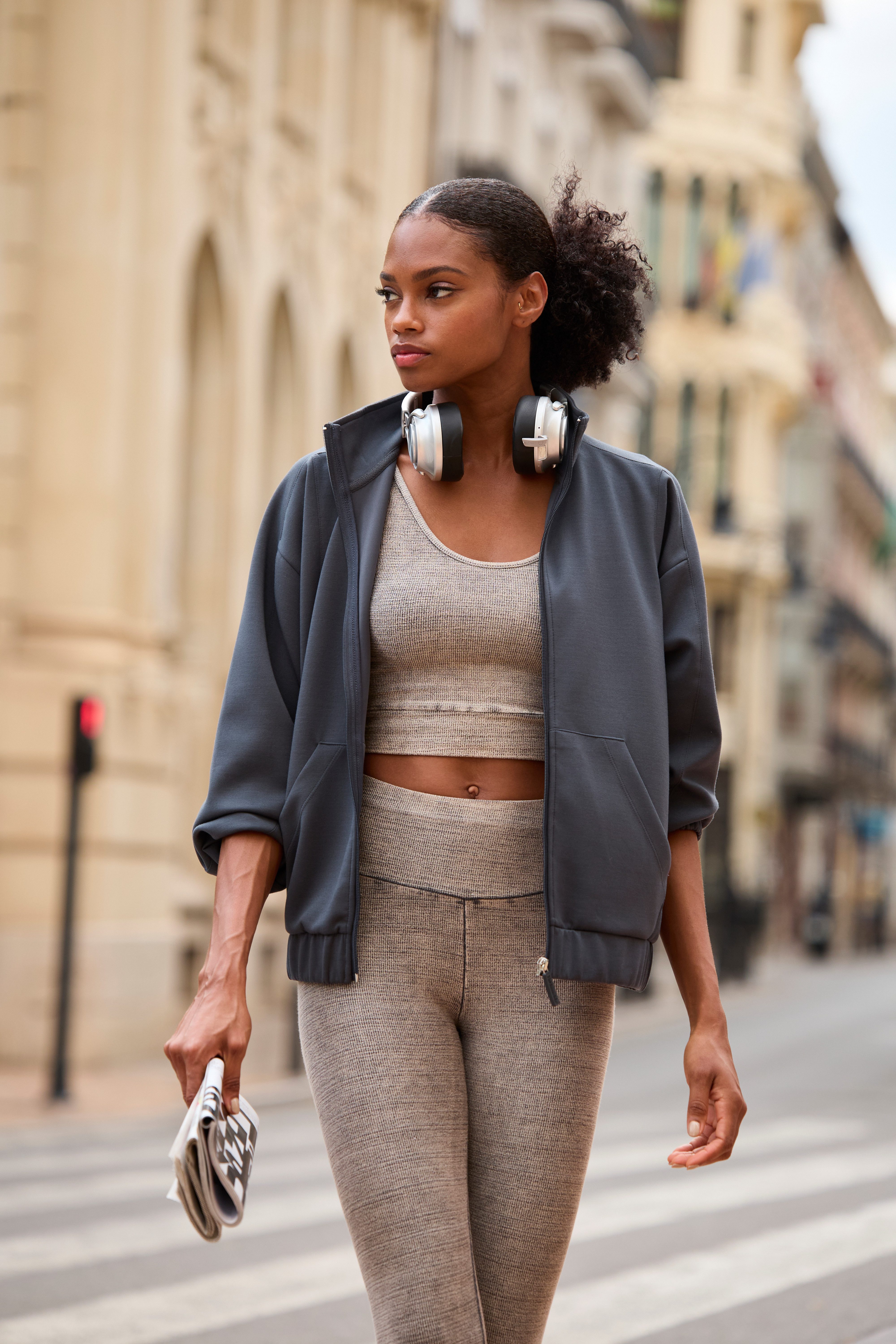 Copenhagen Studios Sweatjacke aus hochwertigem Material – Bild 3 von 5