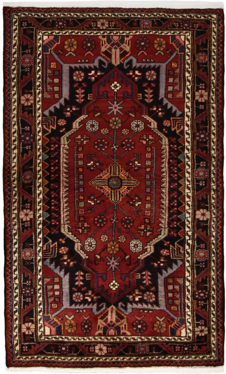 Orientteppich Hosseinabad 109x185 Handgeknüpfter Orientteppich / Perserteppich, Nain Trading, rechteckig, Höhe: 12 mm