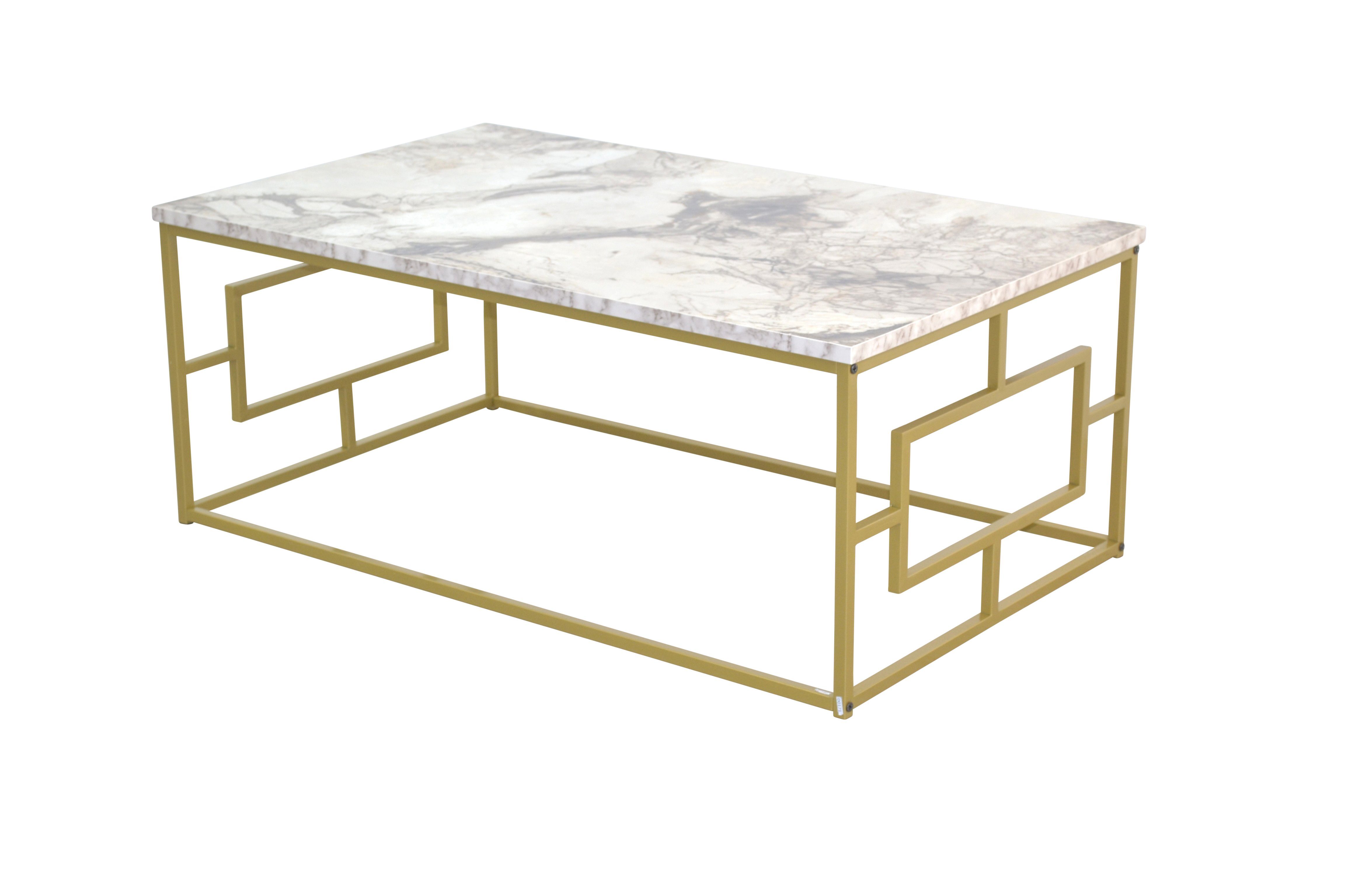 moebel-direkt-online Couchtisch mit großer Tischplatte 100x60 cm, Tischplatte  100x60 cm