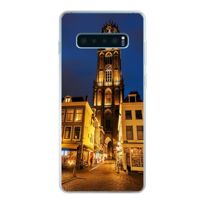 MuchoWow Handyhülle Nacht - Domturm - Utrecht Phone Case Handyhülle Samsung Galaxy S10 Lite Silikon Schutzhülle