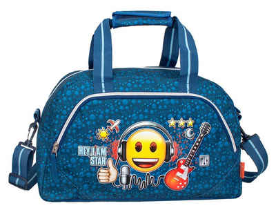 Emoji Sporttasche Motiv Rock Star Tasche Schultasche Schultertasche Reisetasche