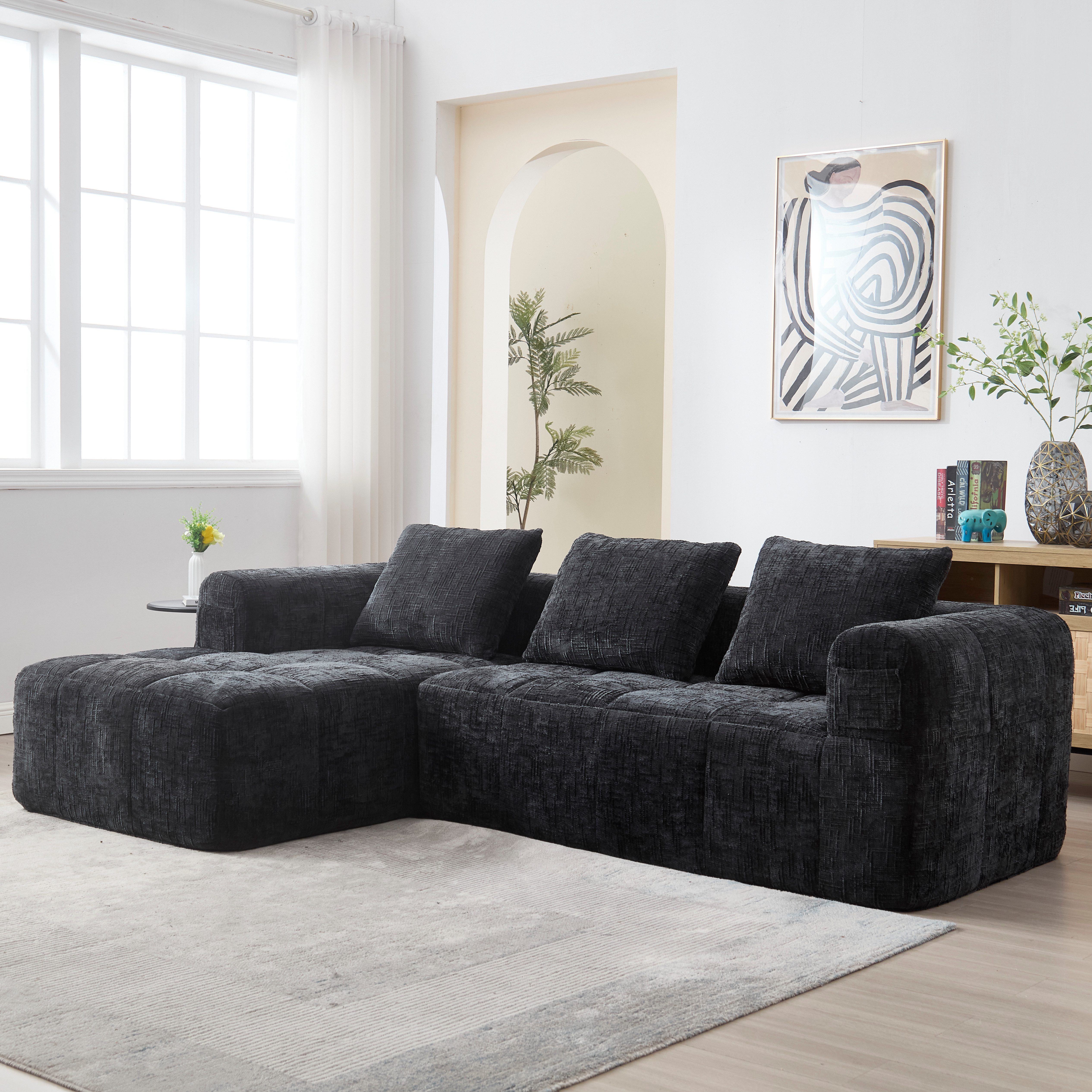 i@home 3-Sitzer Modernes Sektionssofa, L-Sofa, 3-Sitzer-Sofa, günstig online kaufen