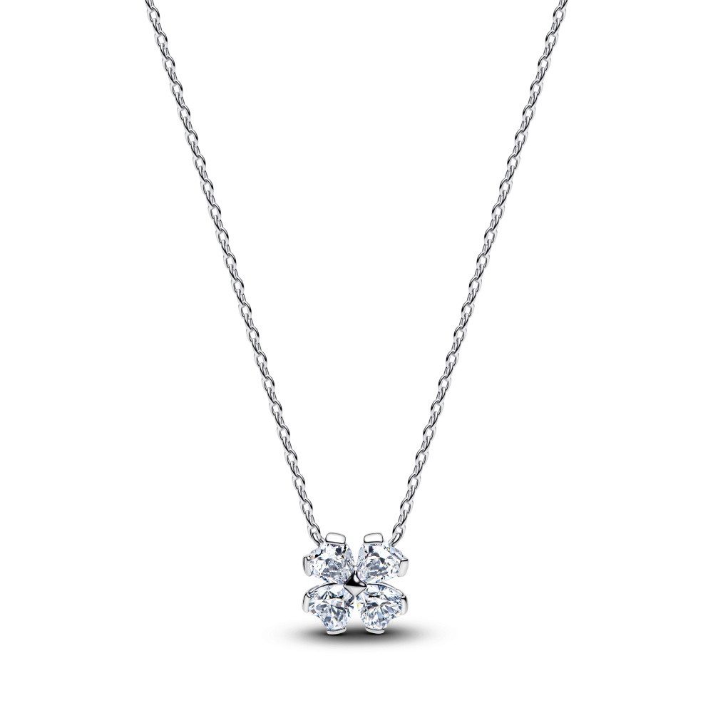 Pandora Collier Pandora Timeless Funkelnder Glücksklee Halskette 394502C01-45