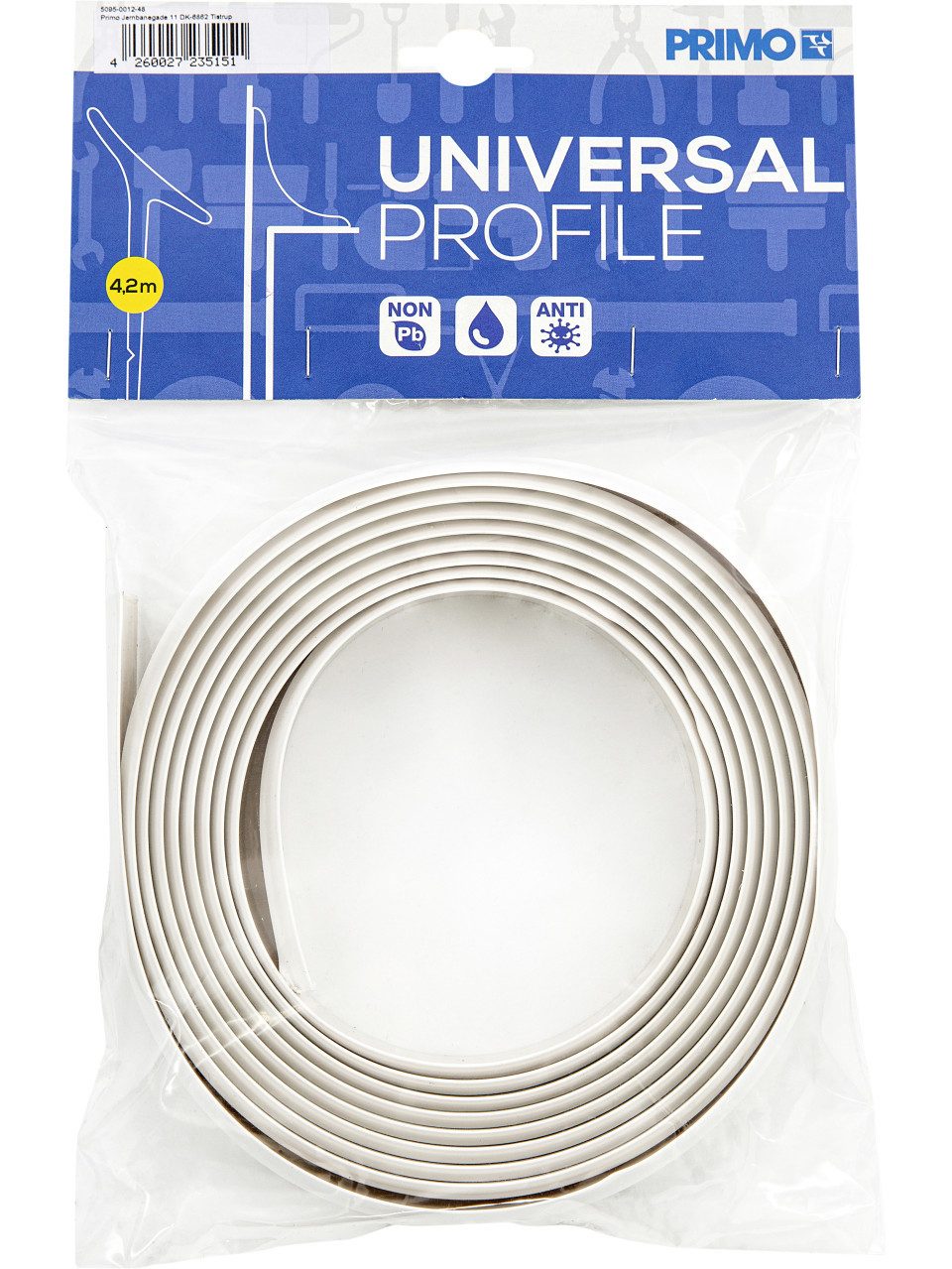 Primo Abschlussprofil Primo Wandabschlußprofil Universal 420 cm 24 x 1