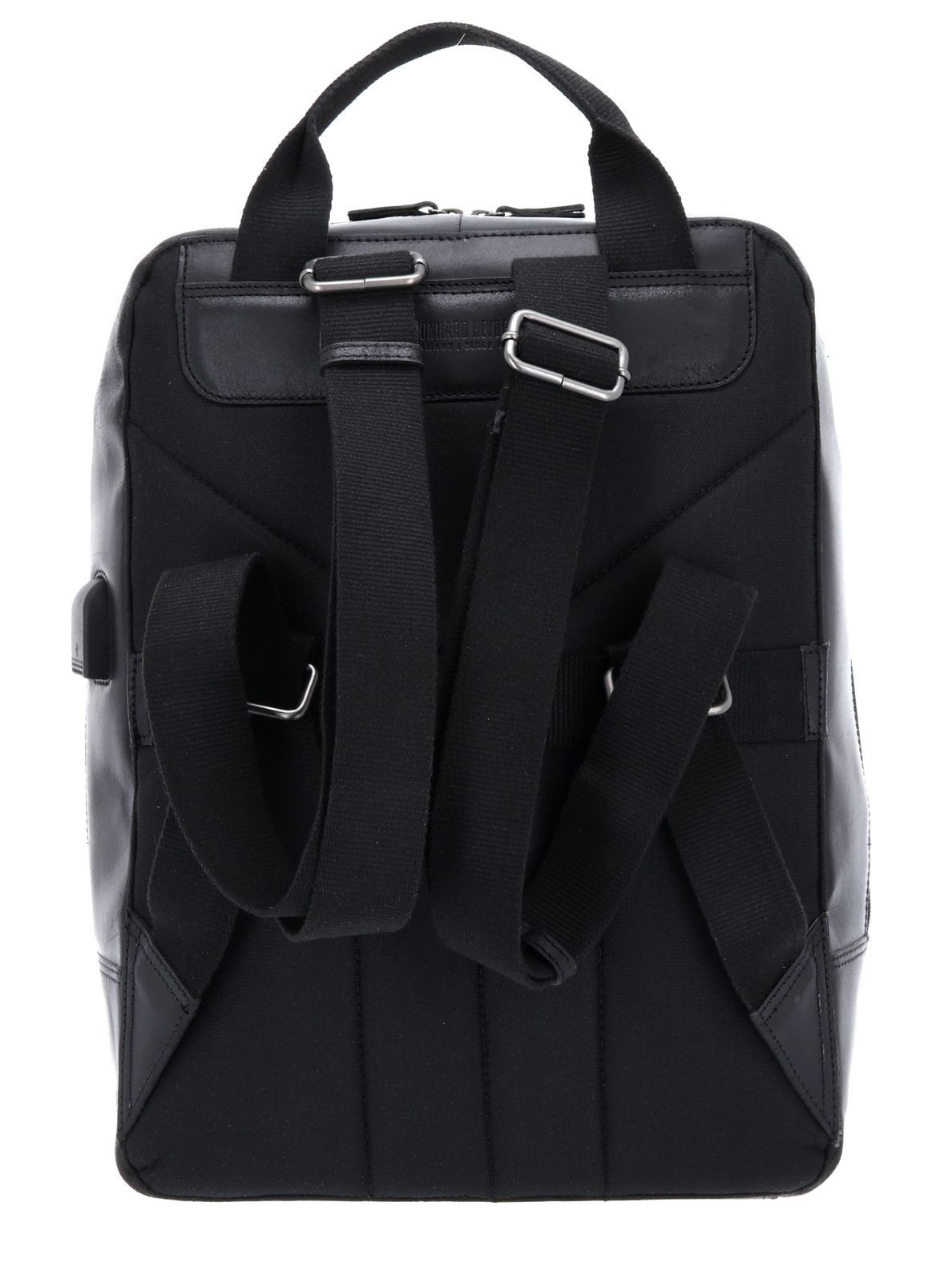 Leonhard Heyden Rucksack Business Rucksack 7551 (Set, 2-tlg), aus echtem Rindsleder