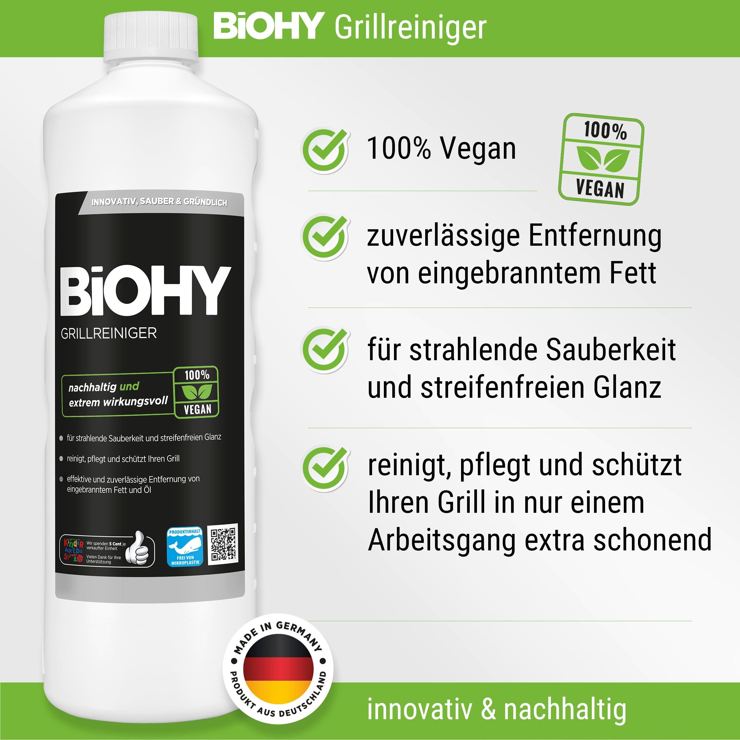BiOHY Grillreiniger 1 x 1 Liter Allzweckreiniger Flasche (1-St)