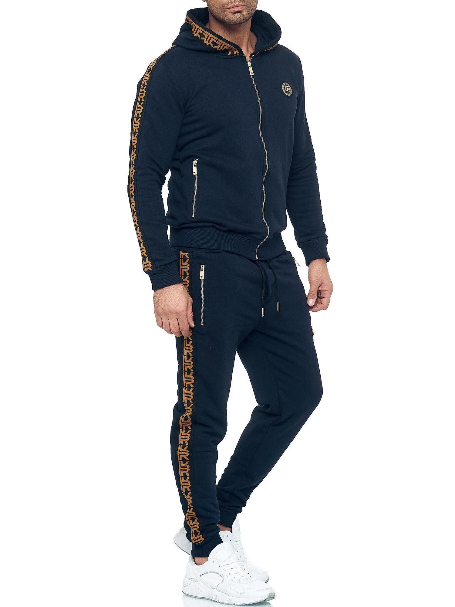 RedBridge Jogginganzug Red Bridge Herren Jogginganzug Sweat Suit Set Jacke Hose (Set, 2-tlg) – Bild 3 von 5