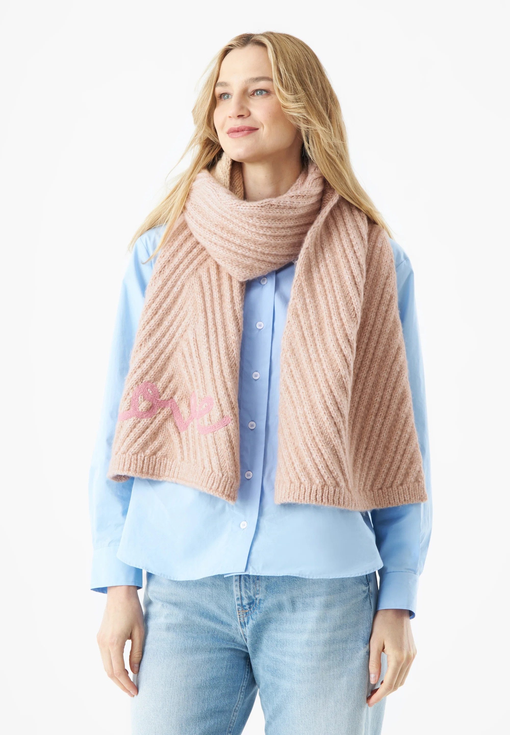 Codello Strickschal Codello Schal mit LOVE-Stickerei, Love-Stickerei günstig online kaufen