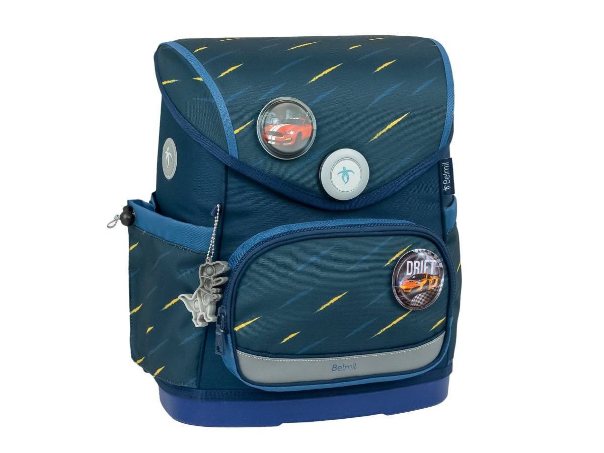 Belmil Schulranzen Orion Blue, 4tlg. gefüllt, Set ab 1.Klasse, Grundschule, Einschulung, für Jungen